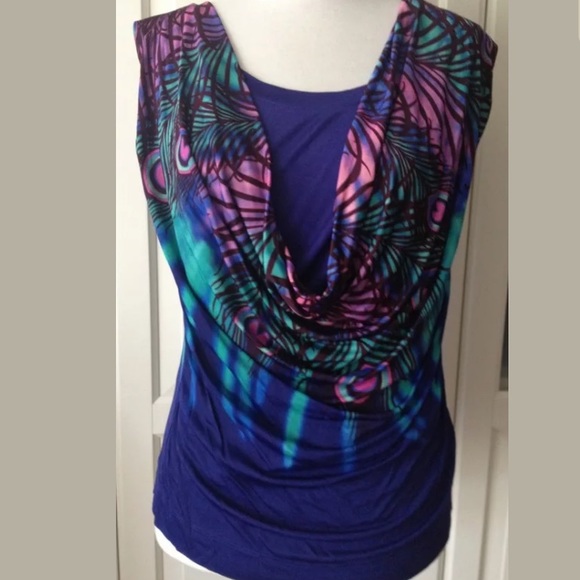 Matthew Williamson H&M peacock top - Picture 1 of 6